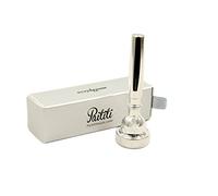 Paititi Boquilla de trompeta, sí bemol, Bach 5C, chapada en plata