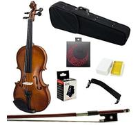 Paititi - Kit para principiantes de violín de estudiante de tamaño 1/2 con arco de madera de Brasil, funda ligera, reposamuñecas, cuerdas extra y colofonia