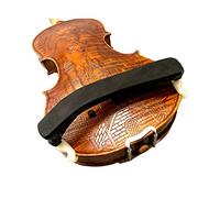 Paititi Reposamuñecas portátil para violín 4/4, 3/4, pies ajustables de espuma y goma (3/4-4/4, pies blancos)