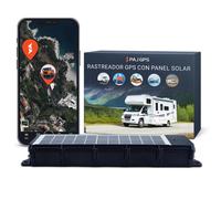 PAJ GPS Localizador GPS Solar para Autocaravanas, Barcos y Remolques - SOLAR Finder 4G | Batería Ilimitada | IP67 | Seguimiento en tiempo real
