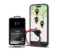 PAJ GPS para coches y motos. Localizador GPS VEHICLE Finder 4G 1.0. Con conexión directa a la batería del vehículo. Alertas de movimiento.