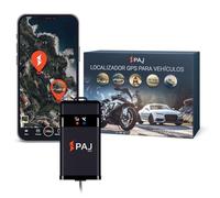 PAJ Vehicle Finder 2.0 - Localizador GPS Coche, Moto y Otros Vehículos | Alarmas de Seguridad - Conexión Directa Batería/Cable 150cm - Seguimiento Tiempo Real - Historial de Rutas - Valla Virtual