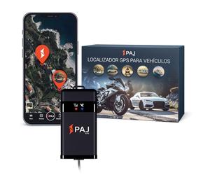 PAJ Vehicle Finder 2.0 - Localizador GPS Coche, Moto y Otros Vehículos | Alarmas de Seguridad - Conexión Directa Batería/Cable 150cm - Seguimiento Tiempo Real - Historial de Rutas - Valla Virtual