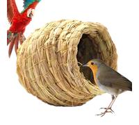 Paja De Anidación Para Pájaros - Ropa De Cama De Jaula De Pájaros Manual Transpirable Para Periquitos - Intereses Nidar De Simulación De Fibras Naturales, Lugar De Reproducción De Descanso Para