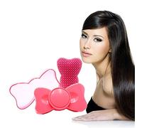 Paja de trigo peine De Peine Cuidado del cuero cabelludo del pelo Para hombres y mujeres Estudiante de cepillo de pelo Peines con forma de labio pink