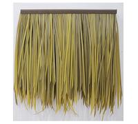 Paja Falsa Palm Thatch Artificial Simulación De Paja Teja Falsa Lana PE Plástico Aluminio Aleación Techo Decoración Palm Thatch RolloTamaño: 10pcs(Yellow a,6pcs)