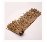 Paja Falsa Palmera Rollo De Paja Simulación Teja De Paja Paja De Plástico Paseo De Granja Techo De Paja Para Césped Hierba Artificial PE Resistente Al Fuego(Yellow b,0.5x20m/1.64X65.6ft)