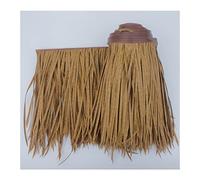 Paja Falsa Teja De Paja Artificial, Rollos De Paja De Palma, Techo De Paja Artificial, Hierba Falsa De Plástico PE Retardante De Llama, No Se Pudrirá, Retardante(Yellow e,0.5x20m/1.64X65.6ft)