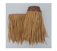 Paja Falsa Teja De Paja Artificial, Rollos De Paja De Palma, Techo De Paja Artificial, Hierba Falsa De Plástico PE Retardante De Llama, No Se Pudrirá, Retardante(Yellow b,0.5x10m/1.64X32.8ft)