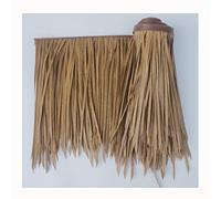 Paja Rollo De Hierba Fusión En Caliente, Bar Roof Artificial Paja Azulejo Palmera Para Jardín, Patio, Cubierta, Cenadores De Pared Durable Fire Thatch Roof(Yellow b,0.5x2m/1.64X6.56ft)