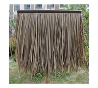 Paja Silvestre Original De Simulación De Paja PE Teja De Paja Artificial A Prueba De Fuego Decoración De Techo De Paja Artificial Al Aire Libre Para Hawaiian Feel Bar Seaside(Yellow a,8pcs)