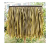 Paja Silvestre Original De Simulación De Paja PE Teja De Paja Artificial A Prueba De Fuego Decoración De Techo De Paja Artificial Al Aire Libre Para Hawaiian Feel Bar Seaside(Yellow b,15pcs)