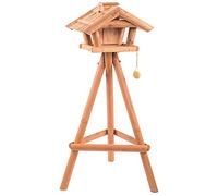 Pajarera BEA con silo y Soporte, Dimensiones: 40 x 47 x 34 cm, Pino FSC 100%