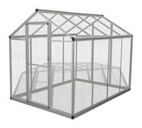 Pajarera de aluminio grande para pájaros