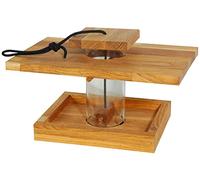 Pajarera de Lujo de Madera de Roble engrasada con cordón, comedero para pájaros para jardín para Colgar