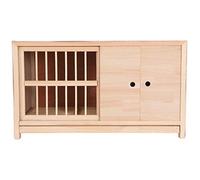 Pajareras Puerta corrediza de madera Diseño de media apertura Jaulas para palomas Jaula de apareamiento para palomas con orificios de ventilación Suministros para mascotas Cuidado de aves de corral (m