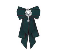 Pajarita Elegante clásico Retro gran pajarita corbata de cuello ramillete diamantes imitación for mujeres corbatas formales(Color16)