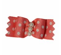 Pajarita para perros en color salmón con goma elástica de GogiPet®