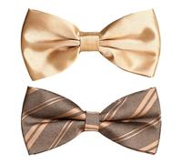 Pajaritas Doradas Para Hombre De 2 Piezas, La Forma Clásica Es Elee Y Llamativa, Fácil De Transportar Y Estable De Colocar, Representaciones Teatrales Y Fiestas Navideñas.