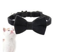 Pajaritas para perro, collar de gato, collar de corbata, collar de lazo para perro, collar de perro y gato con campana desmontable, suministros para mascotas para actividades al aire libre para