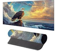 PáJaro Alfombrilla Ratón 1000x500mm Alfombrilla EscritorioNegro Mouse Pad con Bordes Cosidos Impermeable Base de Goma Antideslizante Tapete Rato Escritorio para Accesorios de Oficina, Regalo T-M