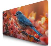 Pájaro Alfombrilla Ratón XXL 1000x500x3mm Mouse Pad Grande Gaming Dibujos Animados Alfombrilla Escritorio con Base Antideslizante, Precisión y Velocidad en Juegos, Mousepad para Ratón y Teclado F0-203