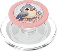 Pájaro Anime Titmouse copetudo súper Lindo PopSockets PopGrip para MagSafe