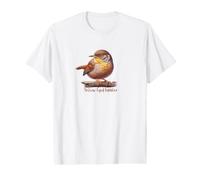 Pájaro Babbler de Ojos Amarillos Camiseta gráfica económica