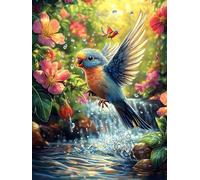 Pájaro con las alas extendidas junto a una cascada Rompecabezas 1000 Piezas Cartón Grueso Para Coleccionistas Paisajes y ciencia ficción Eventos Team Building Ocio En Casa Regalo Fin De Año Mejor Valo