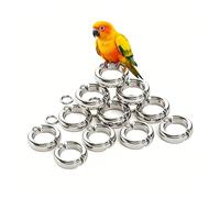 pájaro con las piernas cerradas, Tobilleras de aluminio con patas pájaro for identificación, actividad, vuelo seguro 4-15 mm 10-100 piezas(50 pieces,6mm)