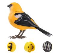 Pájaro de Juguete | Pájaro Eléctrico Cantor - Mascota Electrónica Interactiva Realista para Escritorio Exterior Viaje Sala De Espera