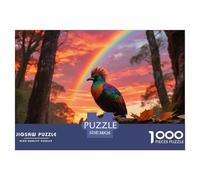 Pájaro del Paraíso1000 Piezas Rompecabezas Avanzado para Adultos Pensamiento Estratégico Relajación Pájaro Exhibición 38x26cm/1000pcs