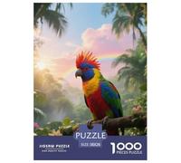 Pájaro del Paraíso1000 Piezas Rompecabezas Nivel Avanzado para Adultos Pensamiento Estratégico Relajación Pájaro Exhibición 38x26cm/1000pcs