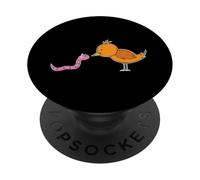 Pájaro Encuentra Gusano PopSockets PopGrip Adhesivo