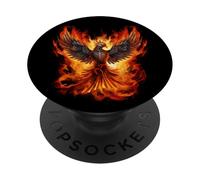 Pájaro Fénix Fuego Rejuvenecimiento Pájaro Mítico Renacido PopSockets PopGrip Adhesivo