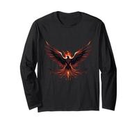 Pájaro Fénix Fuego Renacido Pájaro Mítico Phoenix Rejuvenecimiento Manga Larga