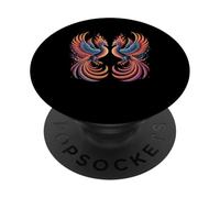 Pájaro Fénix Rojo Phoenix Rising Firebird Phoenix Phoenix PopSockets PopGrip Adhesivo