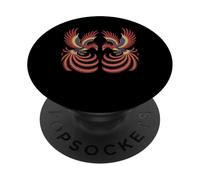 Pájaro Fénix Rojo Phoenix Rising Firebird Phoenix Phoenix PopSockets PopGrip Adhesivo