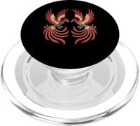 Pájaro Fénix Rojo Phoenix Rising Firebird Phoenix Phoenix PopSockets PopGrip para MagSafe