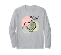 Pájaro Kiwi Nueva Zelanda Manga Larga