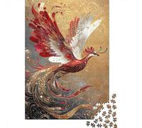 Pájaro mítico Fénix Rompecabezas 1000 Piezas Adultos Papel Ilustrados Regalo Hombre Mujer Acertijos Familiar 52x38cm/1000pcs