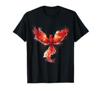 Pájaro mítico Phoenix Rising Fire Phoenix Bird Rejuvenecimiento Camiseta