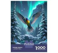 Pájaro of Paradise Jigsaw Nieve Puzzle Mil Piezas para Jóvenes Adultos - Papel Resistente Desarrollo Cognitivo Ocio Difícil 70x50cm/1000pcs