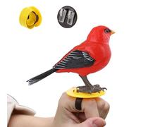Pájaro Parlante - Pájaro Eléctrico Cantor | Mascota Electrónica Interactiva Realista para Escritorio Exterior Viaje Sala De Espera