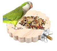 Pájaro Playboard - Tabla de madera para pájaros, fijación de jaula hecha a mano, juguete orientado a la estabilidad para mejorar el movimiento | Solución de entretenimiento para mascotas acompañante