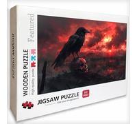 PáJaro Puzzle 1000 Piezas Adultos, Reye Puzzle Madera con Caja 75x50cm, Rompecabezas Adultos de Alta Dificultad, para Toda La Familia, Pasatiempo Creativo, Juego de Rompecabezas, Regalo, 8-2160