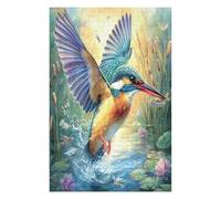 Pájaro Puzzle 1000 Piezas Obra De Arte 3D Wild Animals Pet Pájaros Rompecabezas para Hombres Y Mujeres Desafío Intelectual Estera Portátil DIY Moderno 1000 PCS