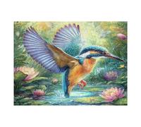 Pájaro Puzzle 500 Piezas Cartón Resistente Wild Animals Pet Pájaros Rompecabezas Familiar para Toda La Familia Juguete Educativo 3D Maquetas Construir 500 PCS