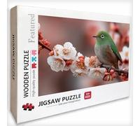 PáJaro Puzzle 6000 Piezas Adultos, Flor Puzzle Madera con Caja 179x105cm, Rompecabezas Adultos de Alta Dificultad, para Toda La Familia, Pasatiempo Creativo, Juego de Rompecabezas, Regalo, N-4211