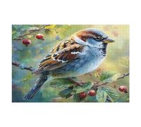Pájaro Puzzles 1000 Piezas Maquetas 3D Construir Sin Pegamento Wild Animals Pet Pájaros Rompecabezas Educativo para Familia Desafío Intelectual Decoración Hogar 1000 PCS